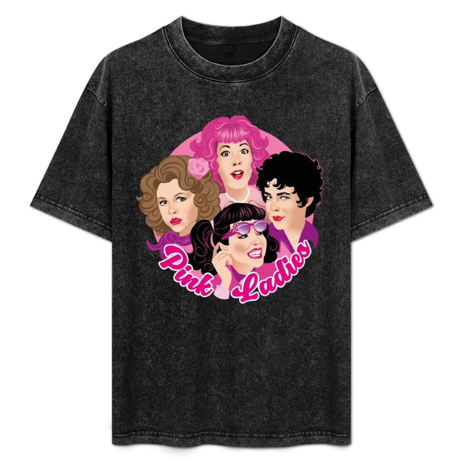 

Ladies in pink T-Shirt Water Resistant Casual T-Shirt