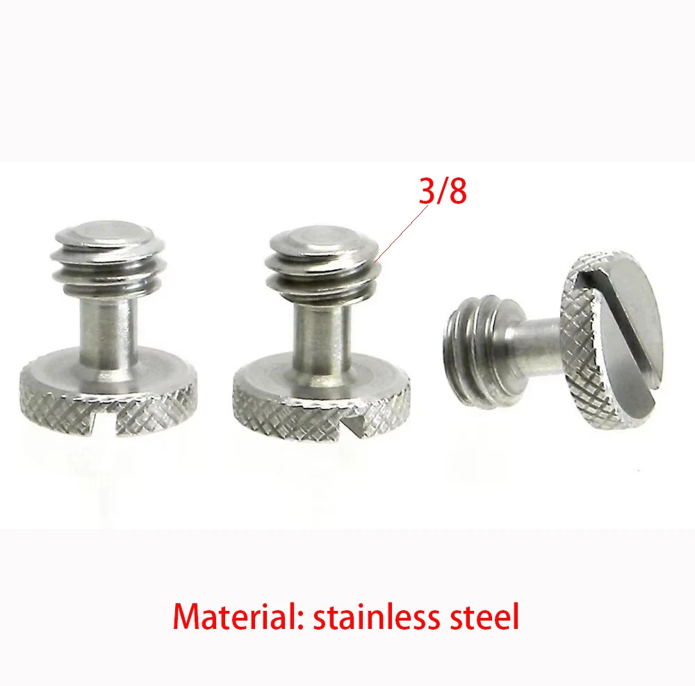 3x Steel Screws 3/8