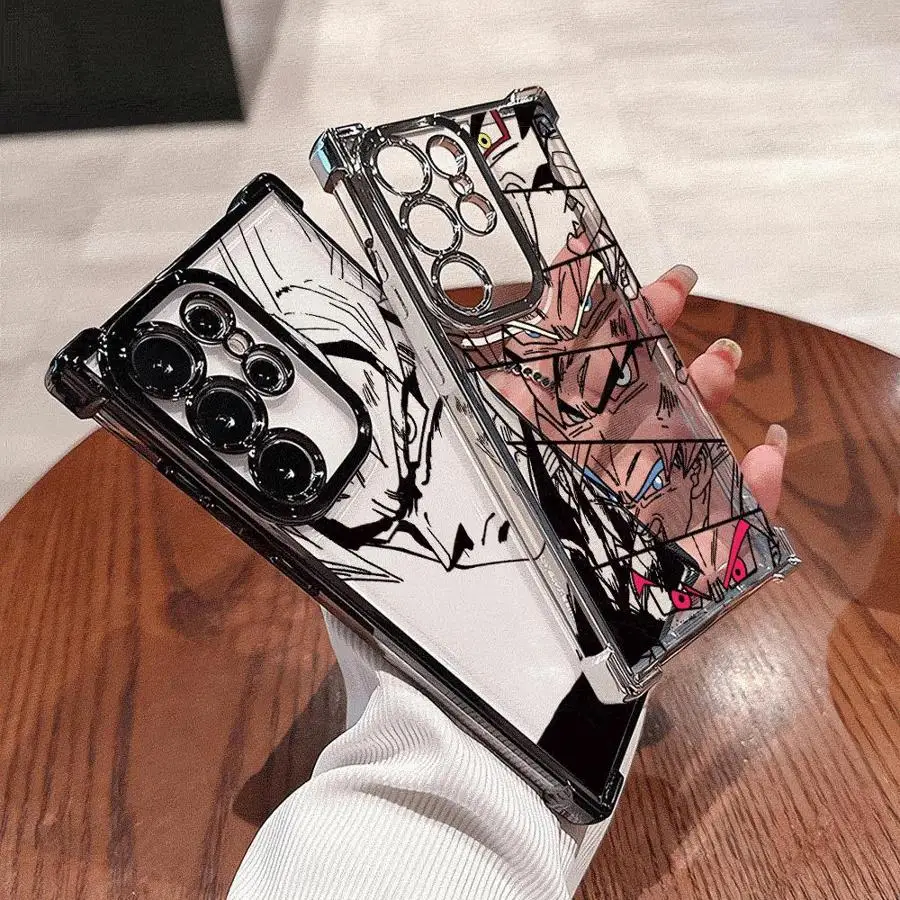 

Soft Cover Phone Case for Samsung Galaxy s24ultra S24 S25 Plus S22 Ultra S25 Ultra S20 FE s24fe S21FE S23 Goku Dragon Ball