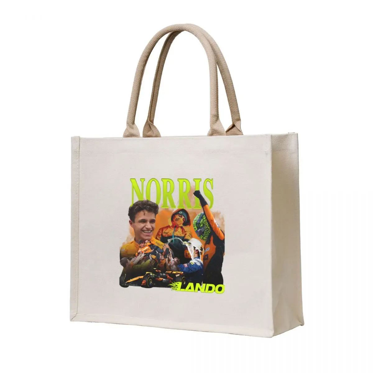 

Lando Norris 90s Design Tote Bag custom bags Fabric bag shopper bag women canvas