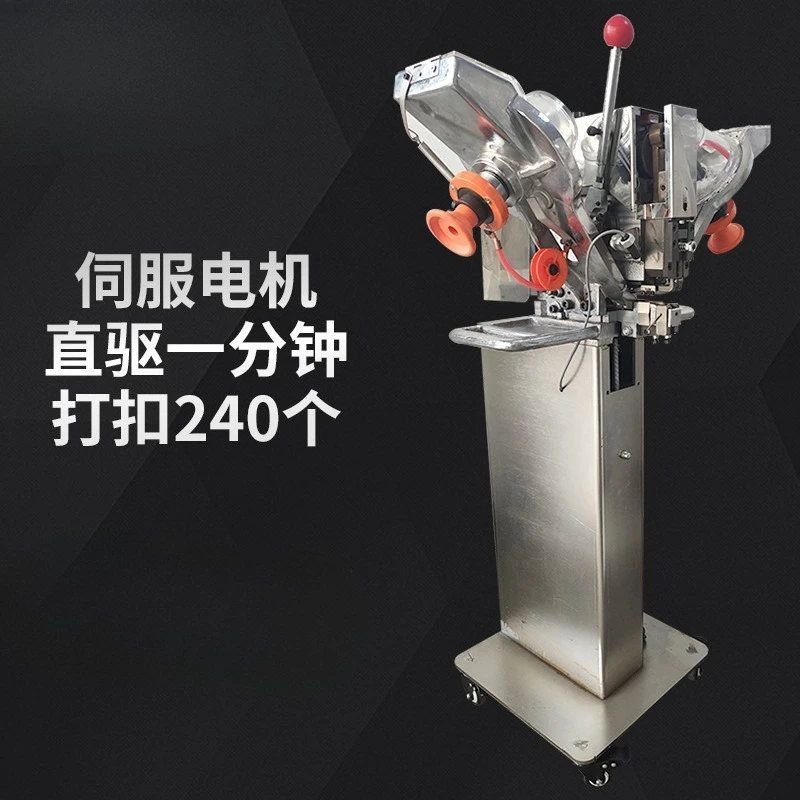 Fully Automatic Plastic Snap Button Press Machine  Clothing Snap Fastener Machine with Warranty and Free