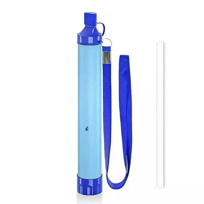 

Outdoor Water Filter Personal Water Filtration Straw Emergency Survival Gear Water Purifier For Camping Hiking Climbing