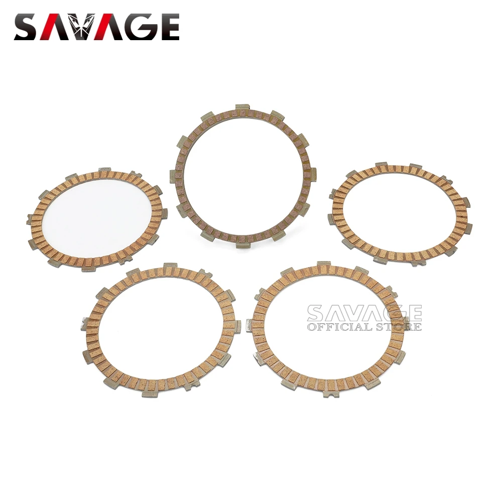 Z650 EX650 Engine Clutch Friction Plate Disc Kit For KAWASAKI NINJA 650 EX 650 Z 650 Z650RS Motorcycle Fiber Friction Plate