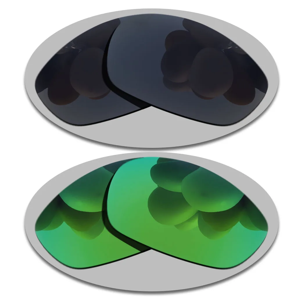 Grey Black&Green Lenses Replacement For-Arnette Stance AN4020 Polarized Sunglasses