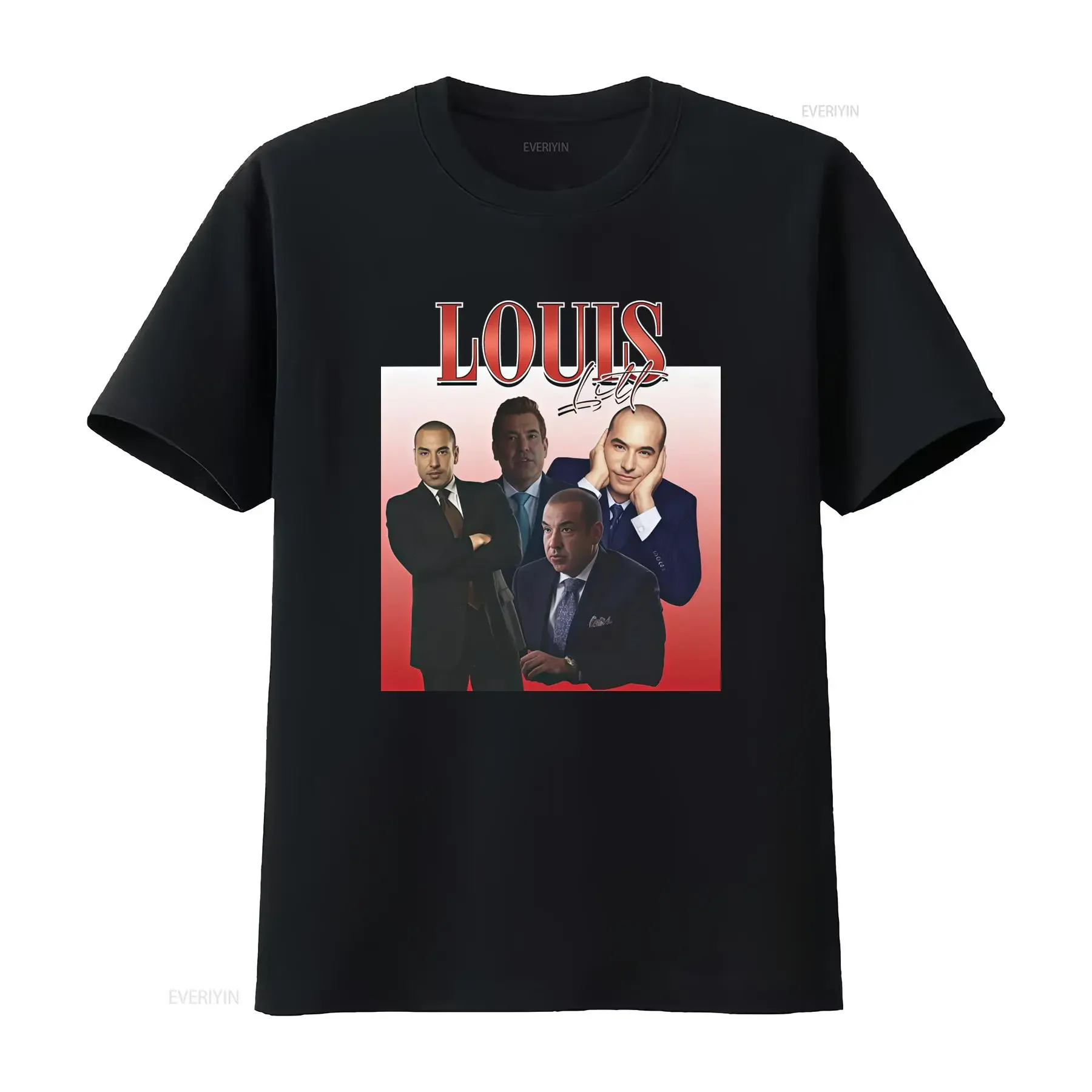 SUITS Louis Litt Homage T Shirt Stylish Design for Fans vintage Washed Unisex fashion Casual streetwear Top For Everyday Wear