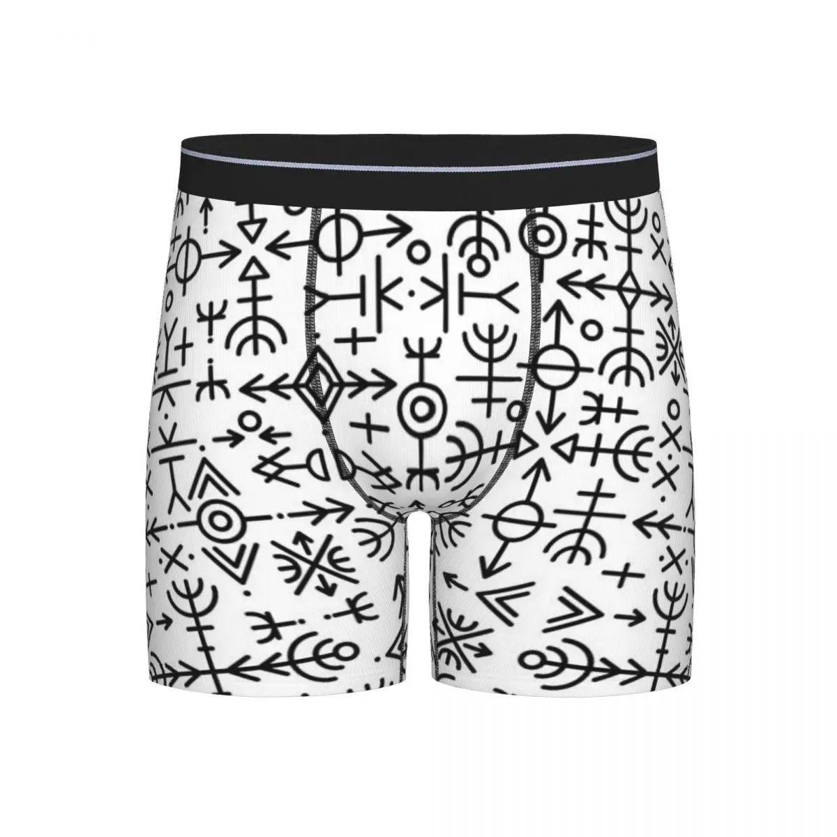 

Long Boxer Underpants Shorts Viking Runes Panties Men's Soft Underwear for Homme Man Boyfriend Gifts