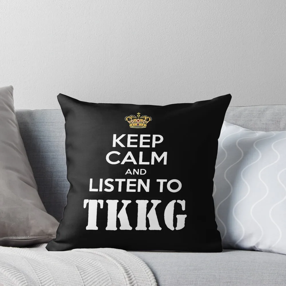 

Keep Calm - A Case For TKKG - Tim Karl Klchen Gaby Throw Pillow Cushion Child Couch Cushions pillow
