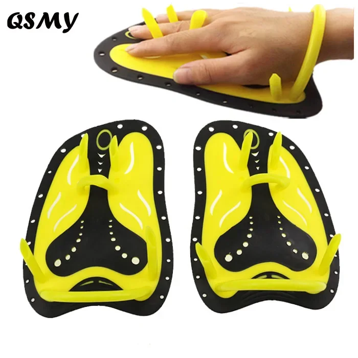 Training Swimming Hand Paddles Water Sports Swimming Pool Paddles Silicone Swimming Hand Paddles