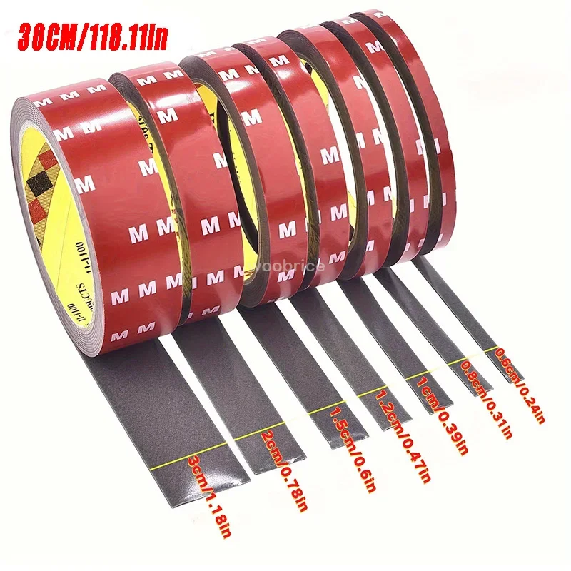 30CM Extra Strong Double Sided Tape Adhesive Car Special Tear Off Without Leaving Traces High Viscosity Mounting Fixing Sticky