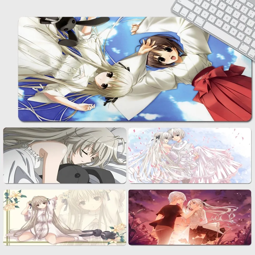 

Yosuga no Sora INS Tide Large Desktop Desk Mat Kawaii Gaming Accessories Students Writing Pad for PC Mouse Carpet