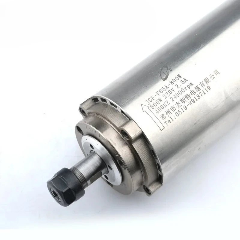 جهاز التوجيه باستخدام الحاسب الآلي باستخدام محرك Jgf-F65a-800w 400hz Spindle Er11 2.5a 800w مبرد بالهواء 0.8kw #1