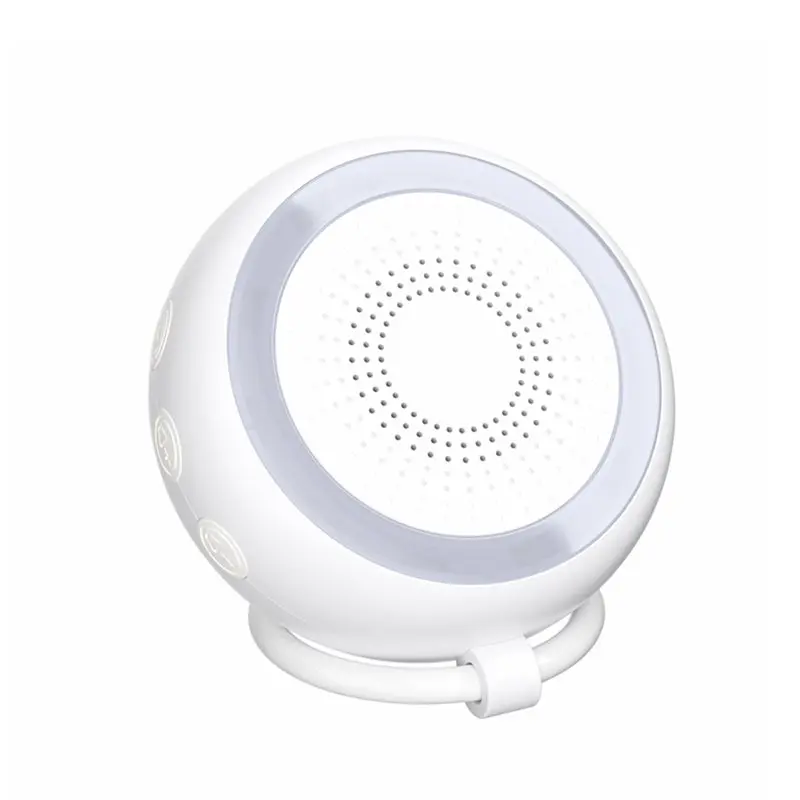 【new-a09r-】暖かいナイトライト＆ホワイトノイズ睡眠器具、3段階タイマー＆自然音効果付き、赤ちゃん、大人向け