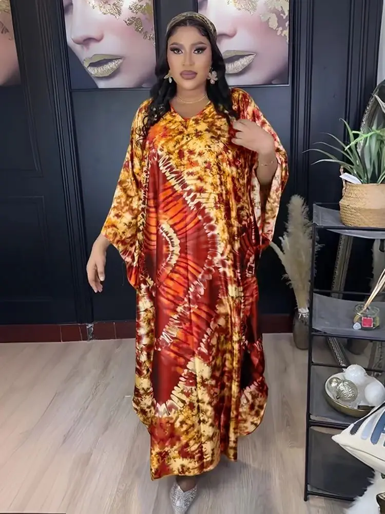 African Dresses for Women Traditional Africa Clothing Dashiki Ankara Outfits Gown Abayas Robe Muslim Kaftan Maxi Long Dress 2024