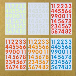 Glow in the Dark Number Sticker Luminous Digits Sticker Kids Bedroom Wall Switch Model Number DIY Decoration Label Sticker Decal