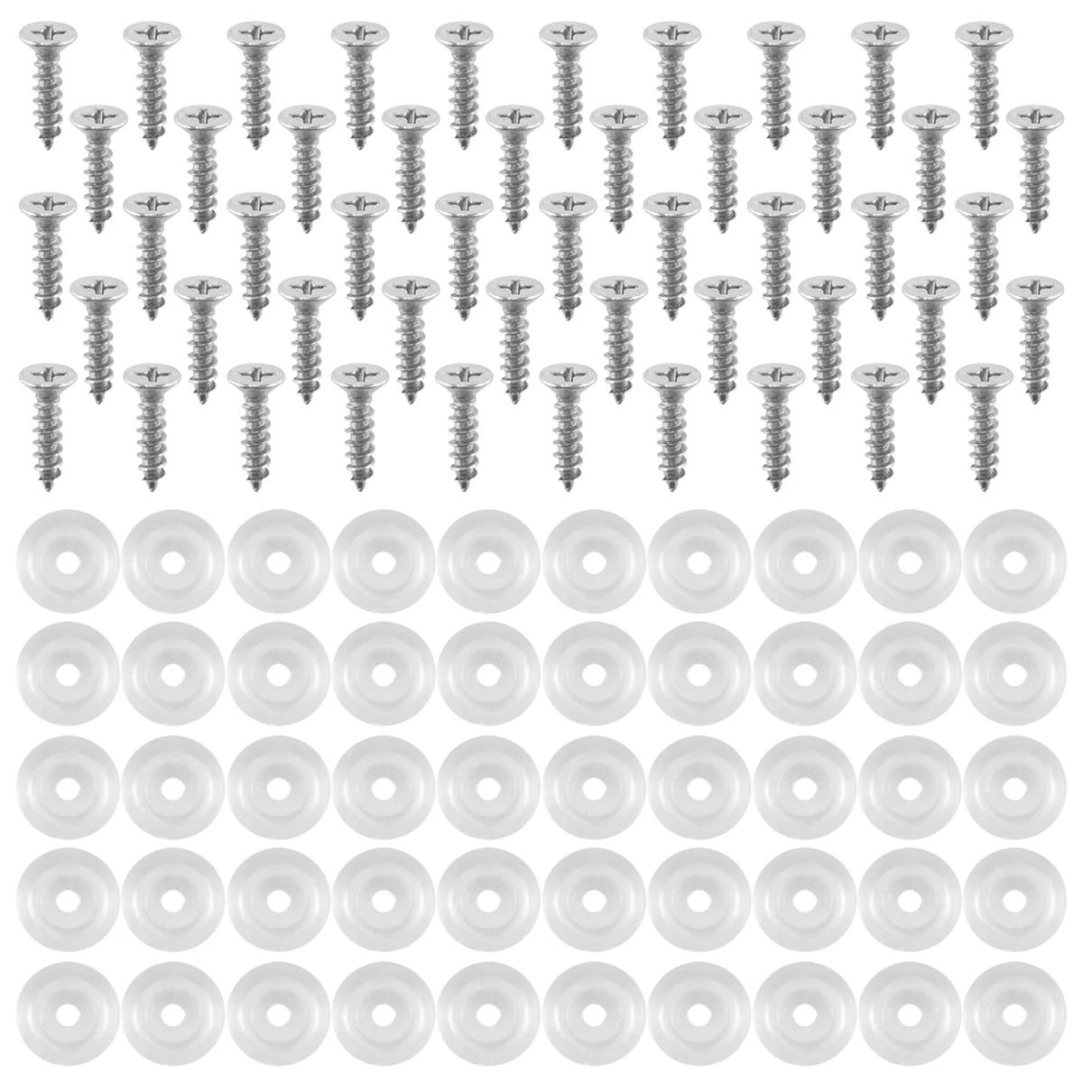 A99U 50pcs Furniture Table Chair Leg Protectors Feet Padded Rubber 17mm x 6mm