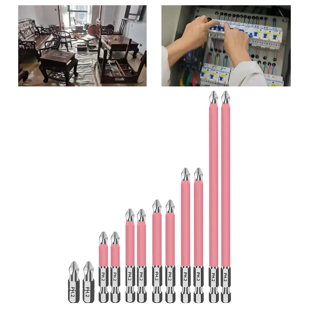 

Magnetic Screwdriver Bits Set Anti-Slip Screwdriver Drill Bit 25-150mm ForRepair For Hand Tools Screwdrivers Nutdrivers In Stock