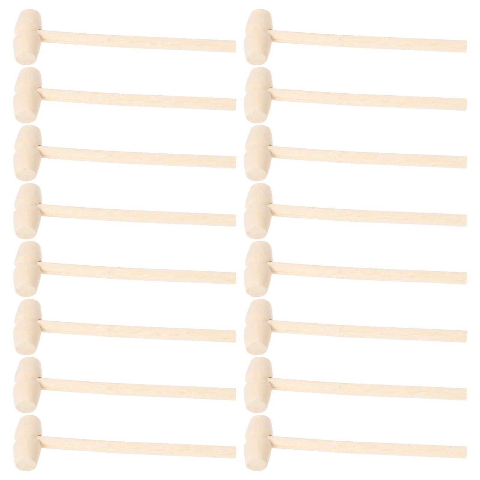 ค้อนไม้ 50 ชิ้นสำหรับเด็ก ทนทานและจับง่าย เหมาะสำหรับพัฒนาทักษะการเคลื่อนไหวและความคิดสร้างสรรค์ ค้อนขนาดเล็ก