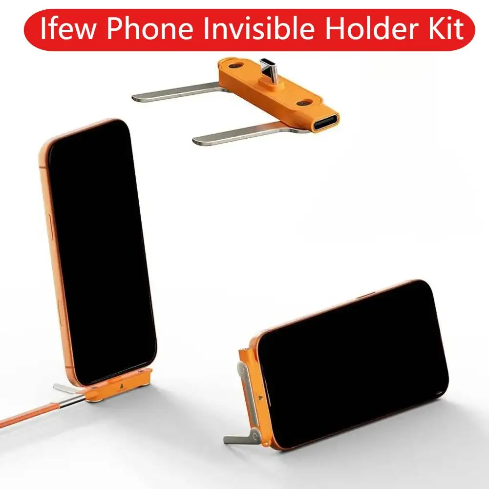 Flat Charger Phone Fast Charge with Support Foldable Holder Bracket Stand Cable 240w Bracket Quick Charging Wire for Ios Android