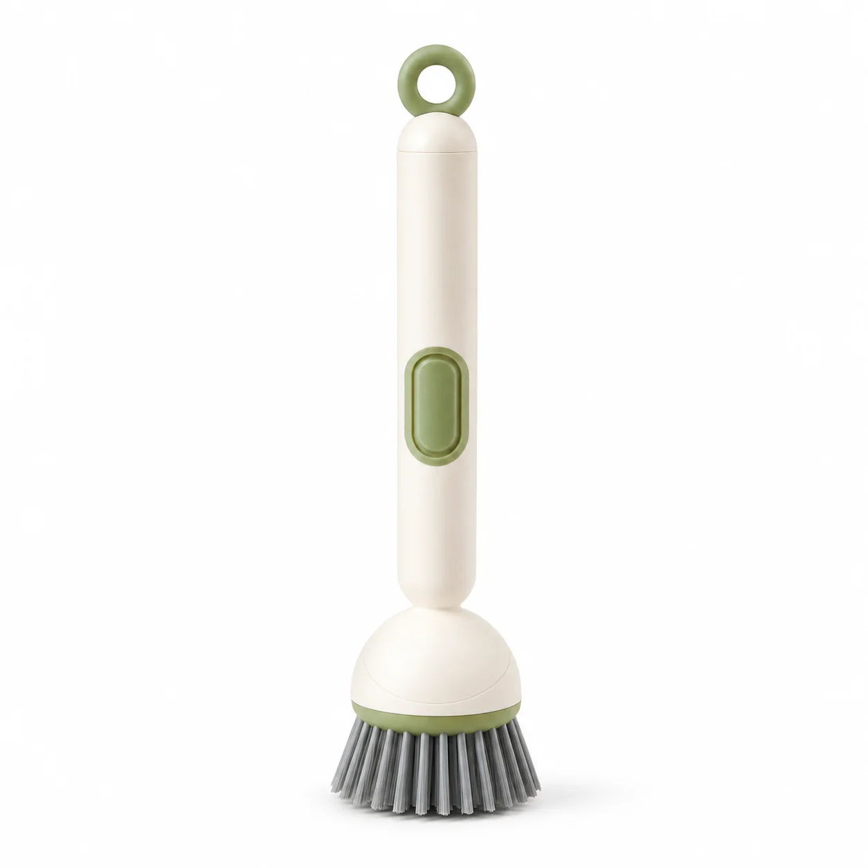 Rotating Dish Brush with Soap Dispenser Long Handle Pot Pan Cleaning Brush 6 Angle Adjustable Kitchen Scrubber Tool