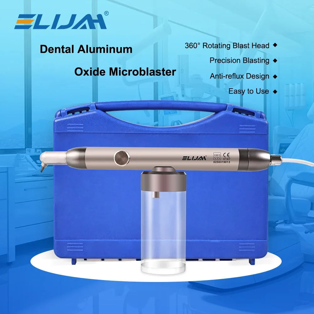 

ELIJAH Dental Aluminum Oxide Micro blaster Microetcher Sandblasting Dental Alumina Air Abrasion Polisher Dentistry Tools