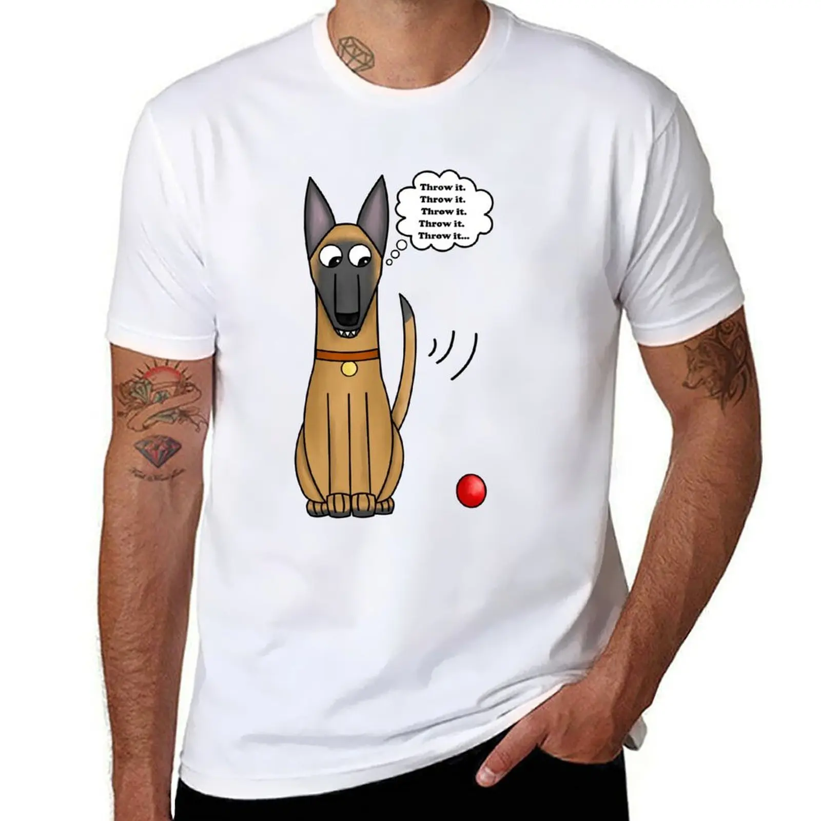 Throw-It T-Shirt t shirt men 100% cotton luxury brand essential t shirt T-Shirt