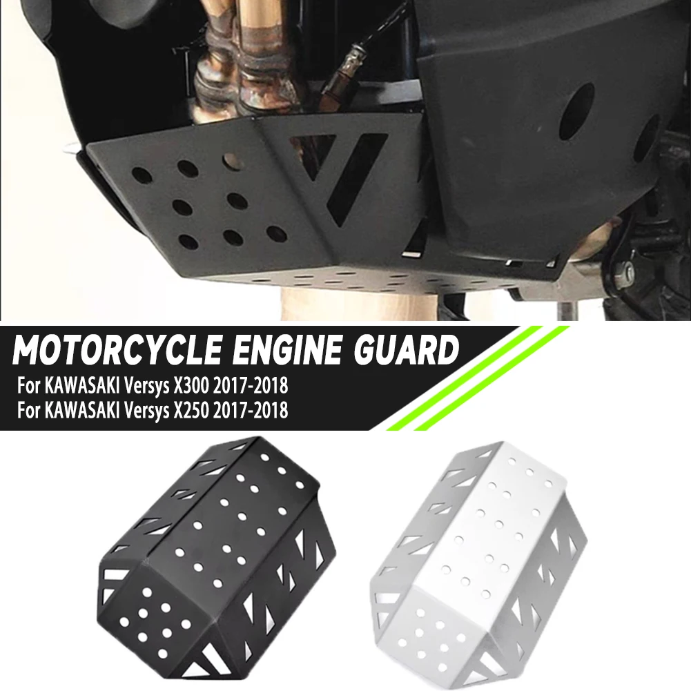 

Для Kawasaki Versys X300 KLE300 Versys-X300 2017-2024 мотоциклетная защитная пластина, защита рамы под крышкой двигателя