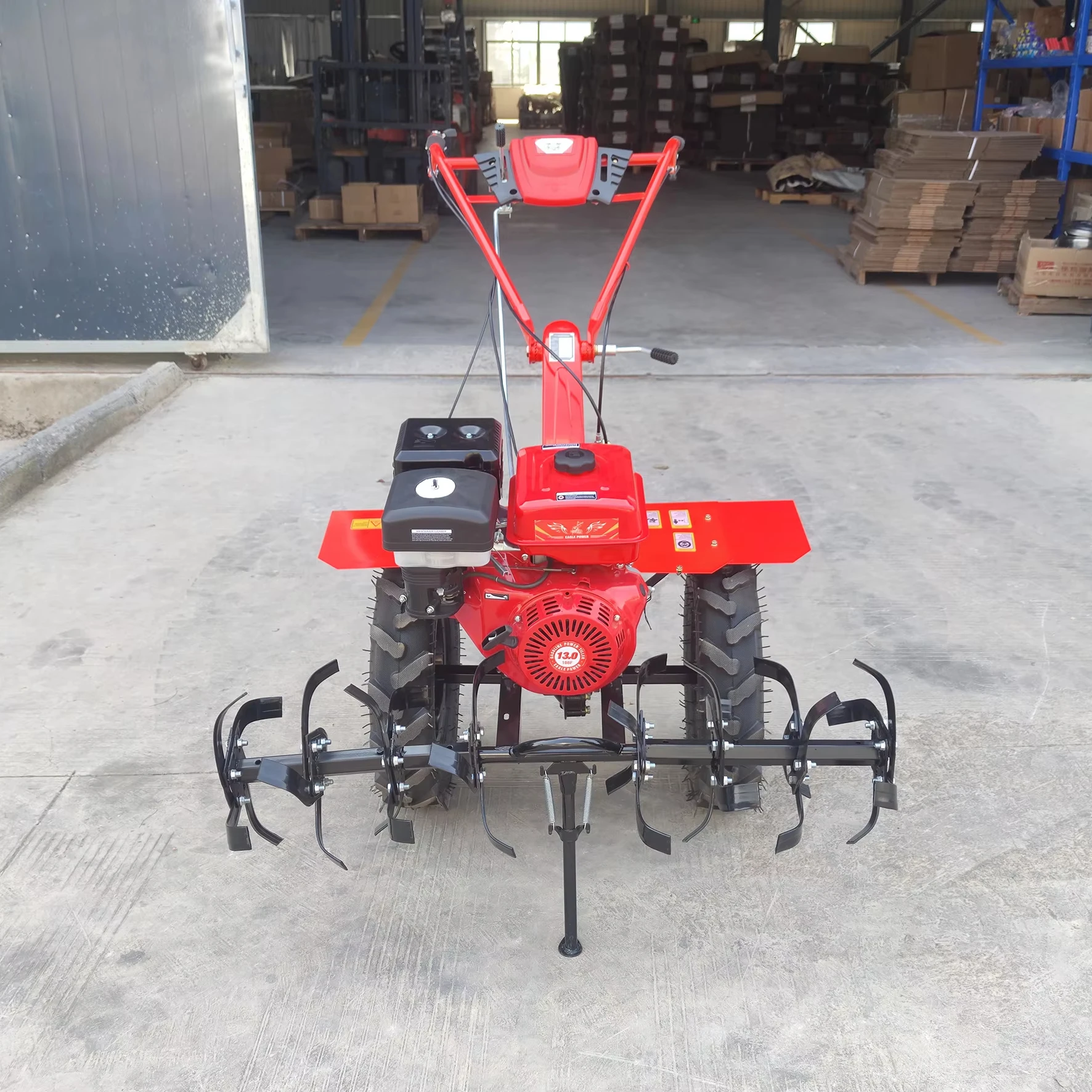 7H-13HP Gasoline Rotary Tiller Cultivator Multiple Combination with Accessories for Tractor Power Source