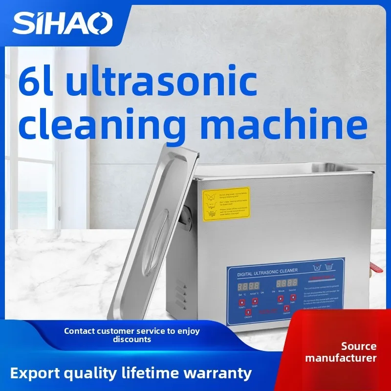 

6L Single-tank Mini Digital Ultrasonic Cleaner Is An Instrument for Cleaning Jewelry, Eyewear, Watches and LaboratorySupplies665