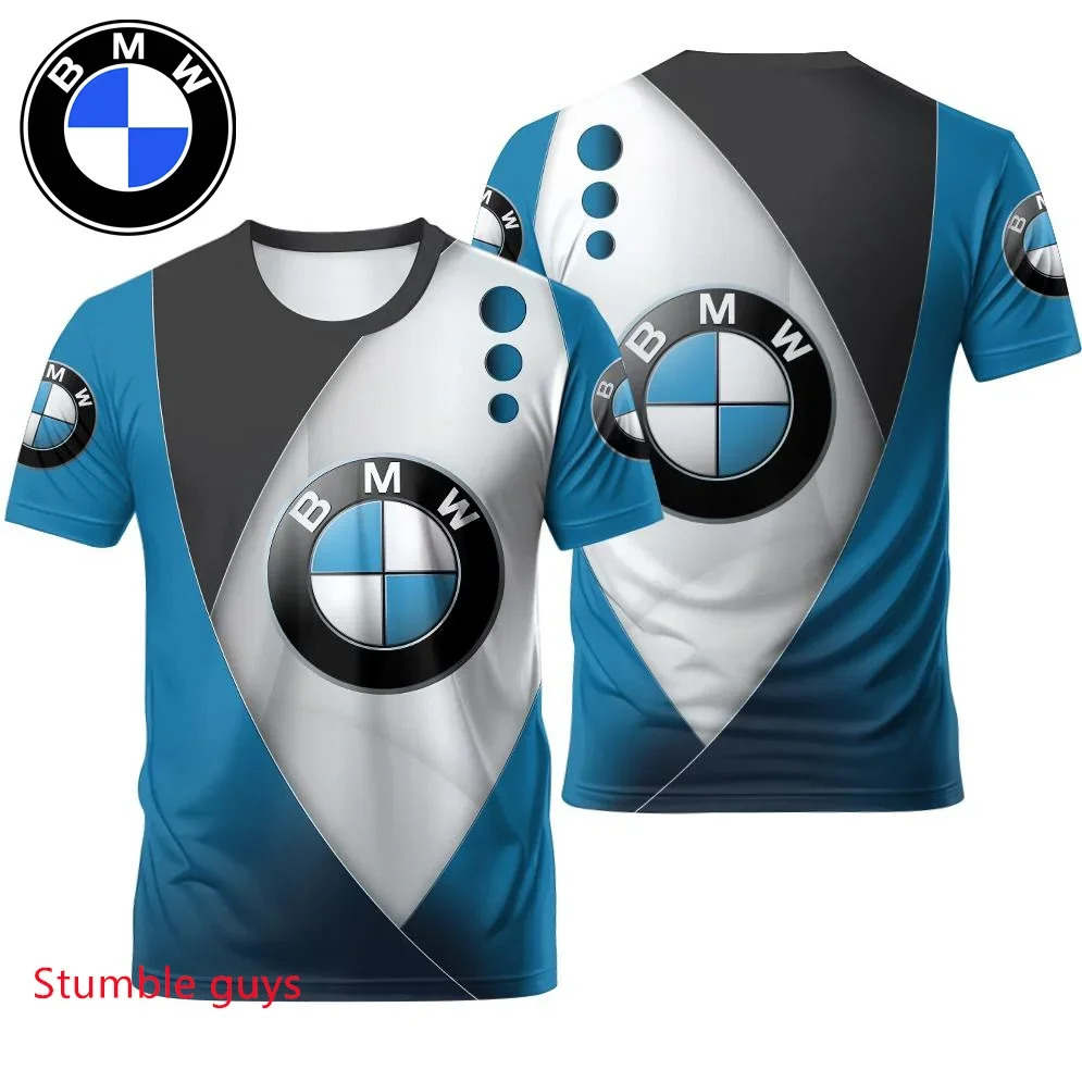 

Men's BMW Summer Short Sleeve Car Brand T-shirt Functional Performance Sports Motorcycle Racing