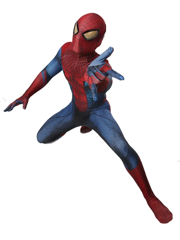 

Adult Halloween Cosplay Costume The Amazing Spiderman Zentai Bodysuit Superhero Role Playing Themed Party Dress Up Gift
