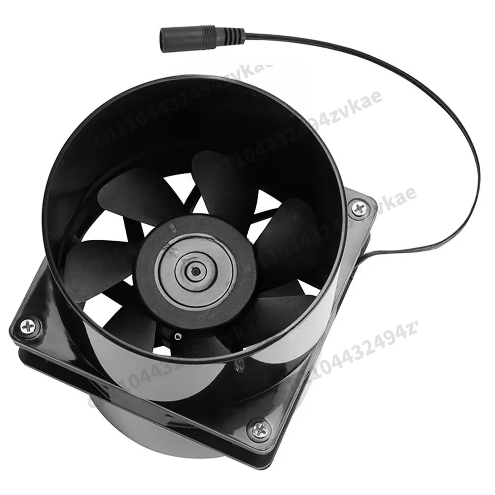 Variable Speed Control for Grow Tents Workshops Kitchens and Bathrooms100 mm Duct Fan DC12V Axial Exhaust Pipe Fan with