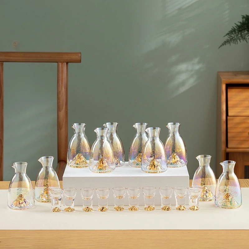 Thousands of miles of country and mountains, perfect wine set Guochao business merchandise birthday holiday gift