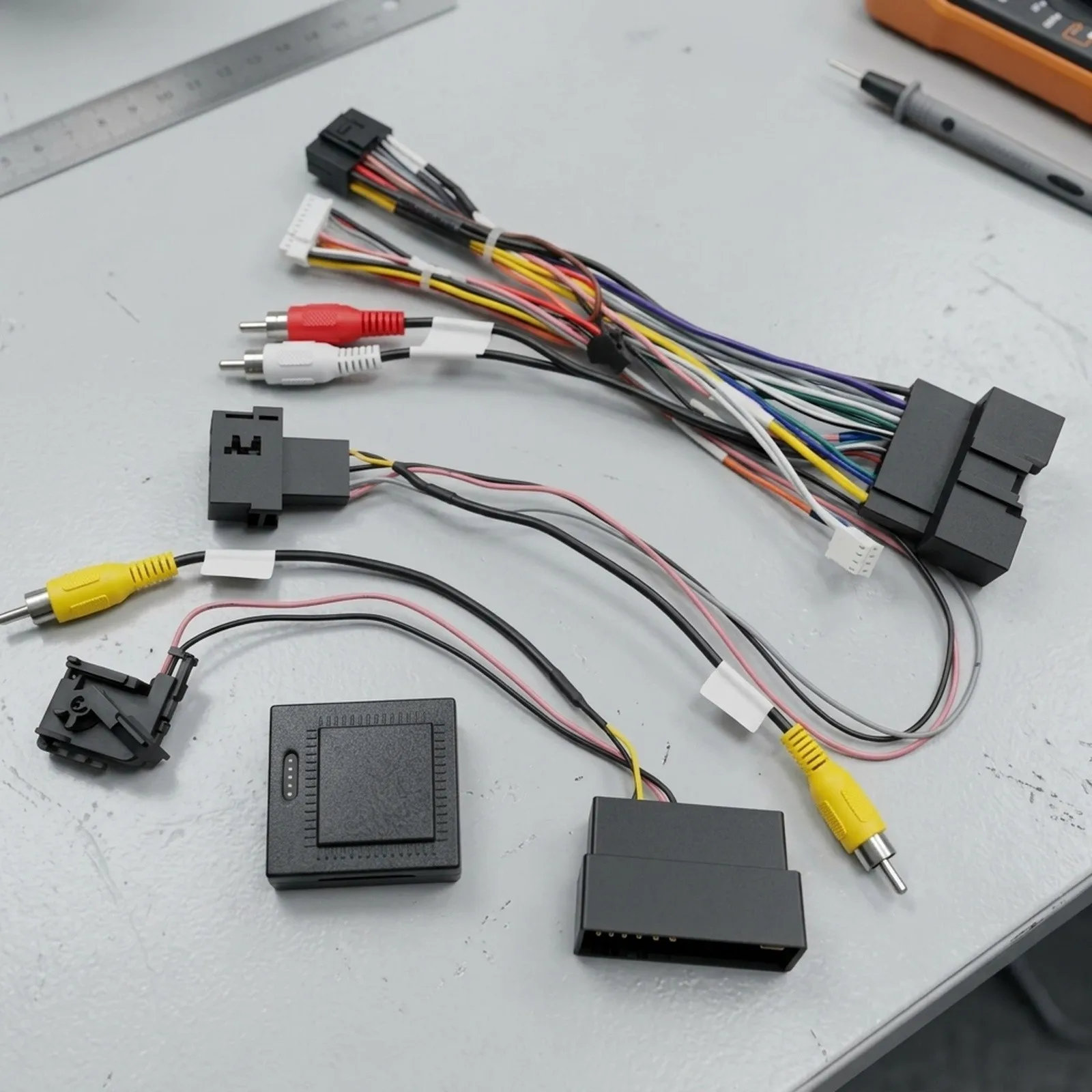 For Ford Focus 2011-2019 For Canbus Communication Adapter Box for Car Radio Power and Protocol Synchronization