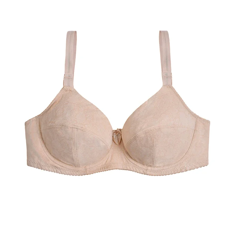 WENLI  Sexy Ultra Thin Thick Bras White Pink Khaki Black Beige Blue Underwear for Women PLUS Size Lingerie Push Up Bra Bralette