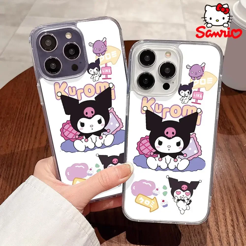 

Sanrio Hellokitty Phone Cases Iphone 16/15/14/13/12/11/x/xs/xs Max Woman Iphone 13 Case Sanrio Kt Cartoon Accessory