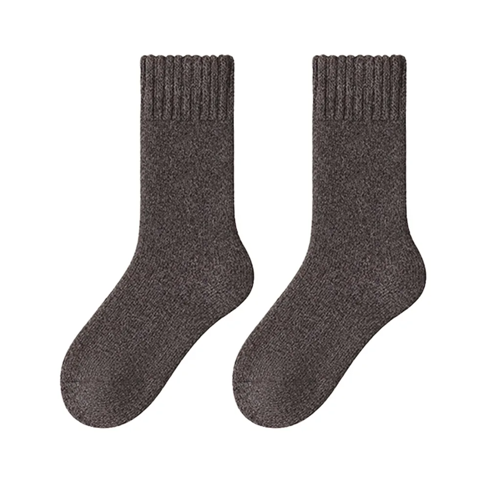 

Новые зимние теплые утепленные носки из полиэстера и хлопка, средние носки-трубочки, термошерстяные носки для сна, бесшовные согревающие инструменты для мужчин