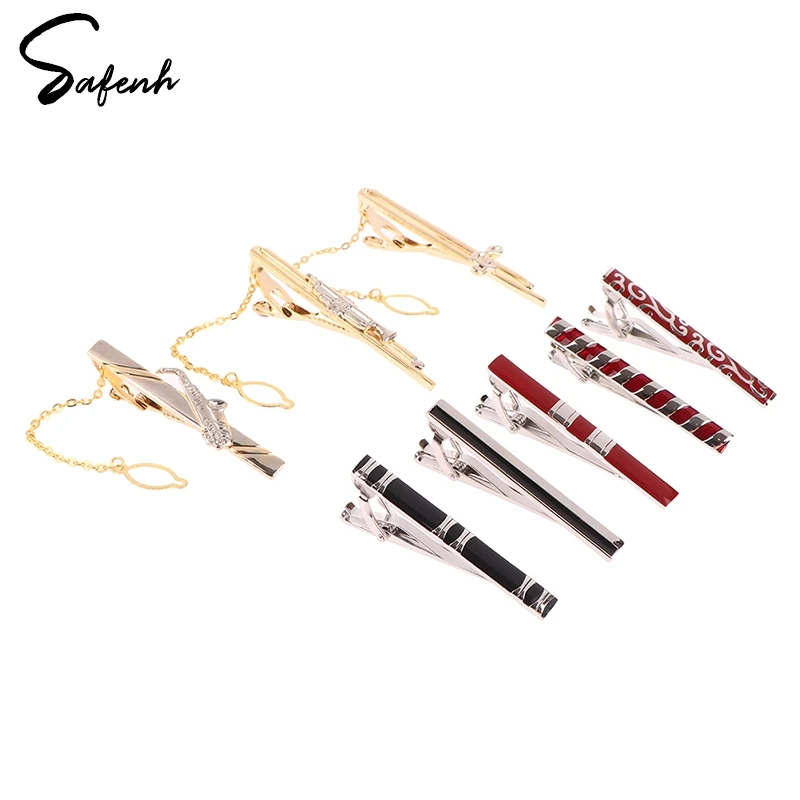 

Fashion Metal Men Tie Clip Musical Instrument Shape Simple Bar Clasp Mens Suit Wedding Gift Slim Collar Useful Neck Tie Pin