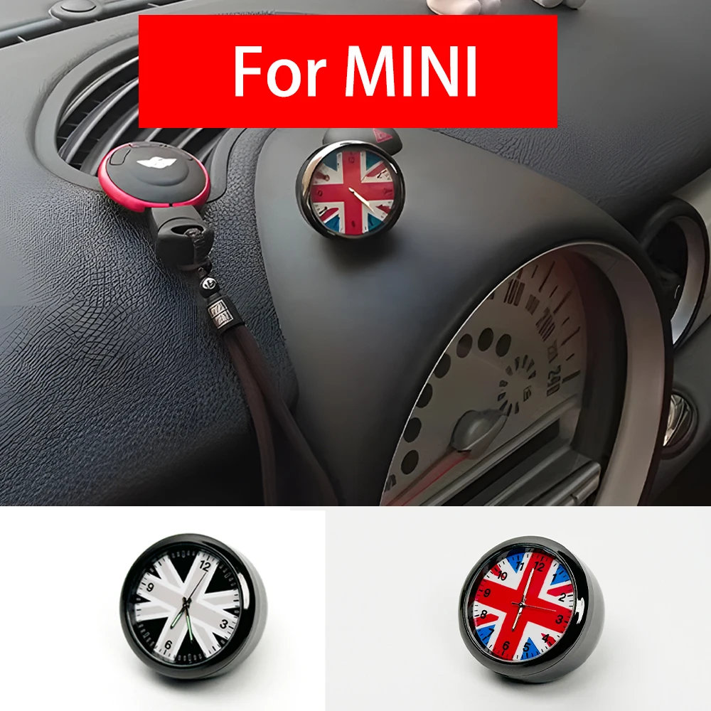 Car Styling Clock Ornament Watch Interior Decoration For Mini Cooper One S JCW R53 R55 R56 R60 R61 F54 F55 F60 Car Accessories