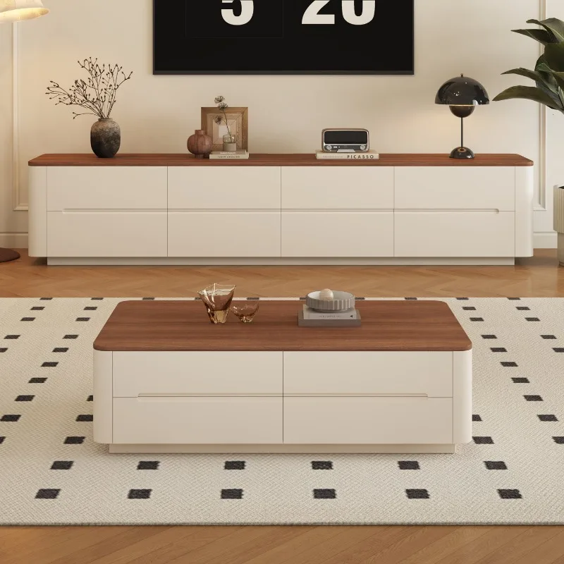 Organizador Universal para TV, Mueble de TV Moderno con Cajones de Almacenamiento, Diseño de Lujo para Sala de Estar, Muebles para TV, Muebles para el Hogar