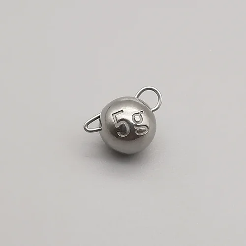 Imagen 2 del producto XLURES-plomo de acero para colgar rápido, macaco de oreja grande, 2g, 3g, 5g, 7g, 10g, gancho de manivela, contrapeso, cabeza móvil, colgante de plomo