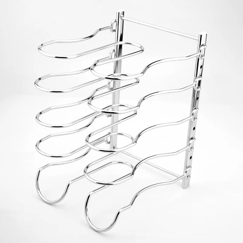 

Heavy duty pan rack, stainless steel kitchen