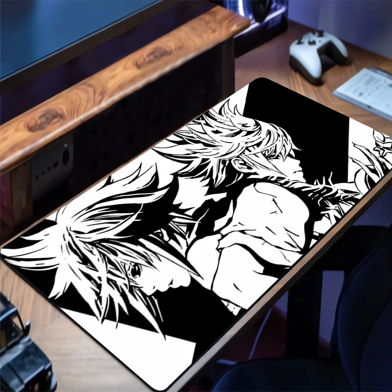 

Mouse Pad Extended Gaming Mousepad With Stitched Edge K-kingdom H-hearts Desk Mat Non-Slip Base Computer Keyboard Pad For Laptop