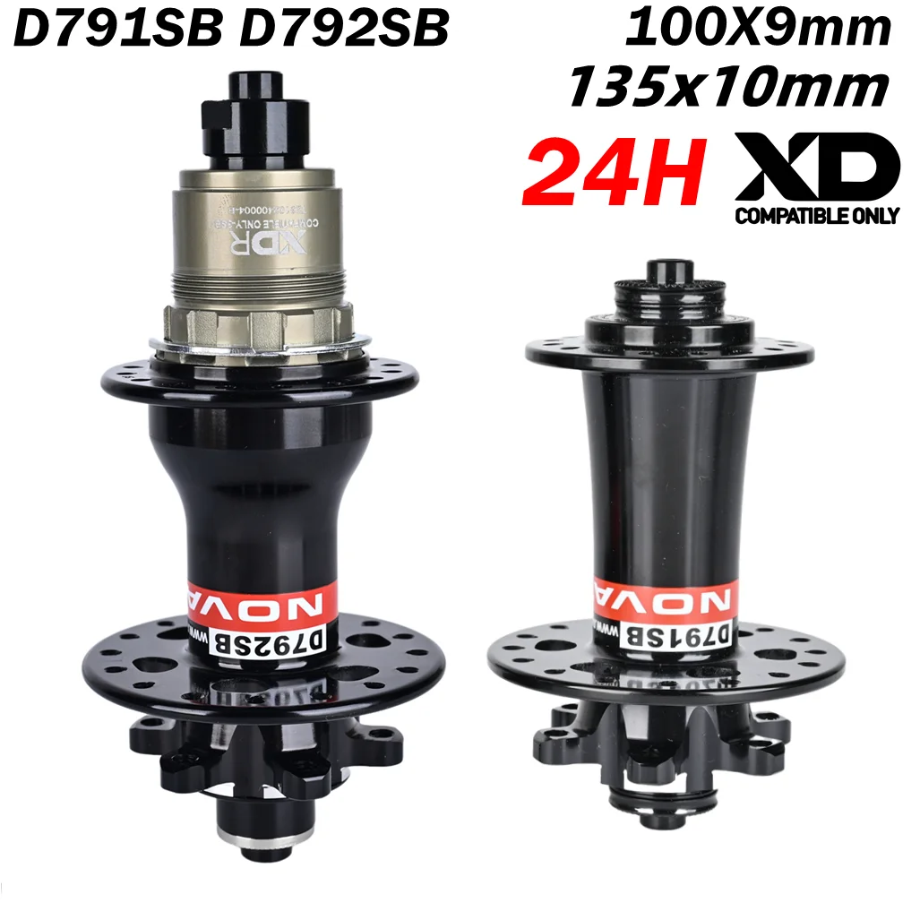 Novatec D791SB D792SB MTB Rennradnabe 24/28/32 Löcher Micro Spline MS XD 12-Gang-Schnellspanner Steckachse BOOST Lagernaben – Detail 9