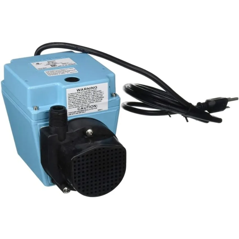 Oil-filled Direct Drive In-Line or Submersible Pump with 6-ft. Cord, Blue