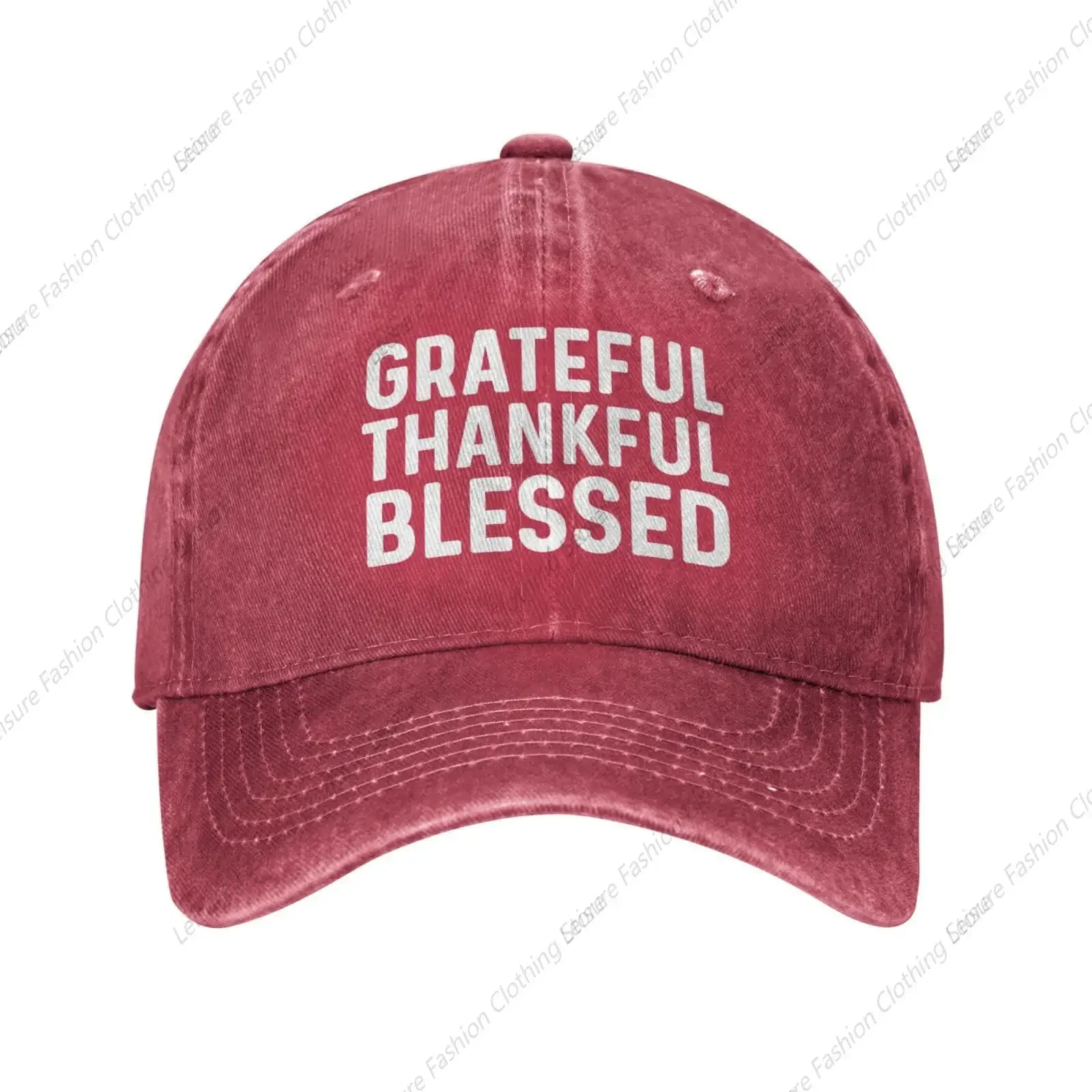 

Grateful Thankful Blessed Cap Men Baseball Hat Trendy Hats