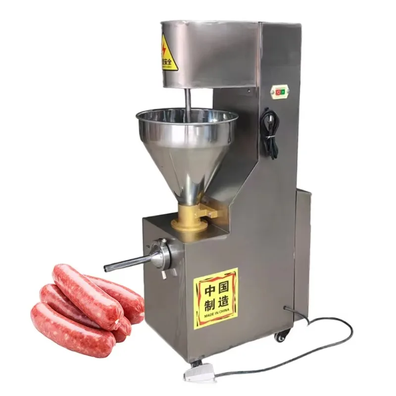

Semi-automatic sausage machine with the thickness of pig casings as the core component