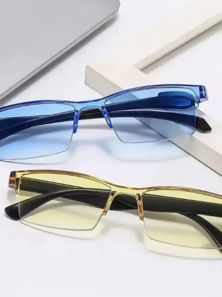 Intelligente Automatische Zoom-Brille Anti-Blaulicht Lesebrille für Männer und Frauen Optische Computerbrille