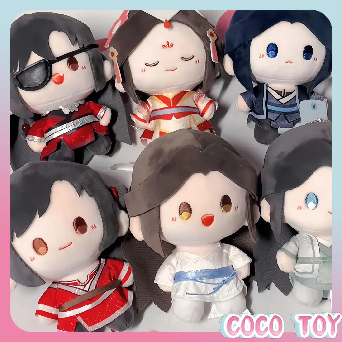 

MINIDOLL Heaven Official's Blessing Blooming Flower Series Mini Bean Plush Keychain Blind Box Anime Collectible Gift In Stock