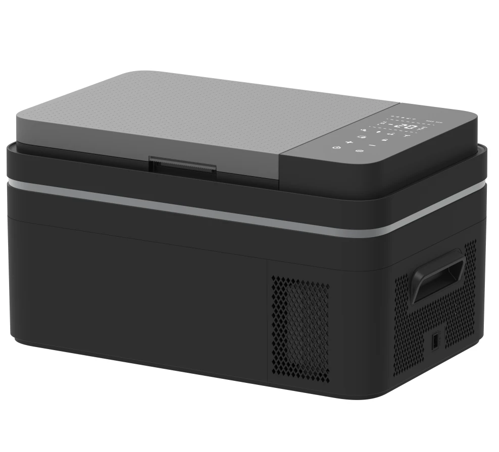 2026F005A-25 25L Auto Fridge Solar Electric Cooler Box Refrigerator Outdoor Portable Fridge Freezer Car Fridges