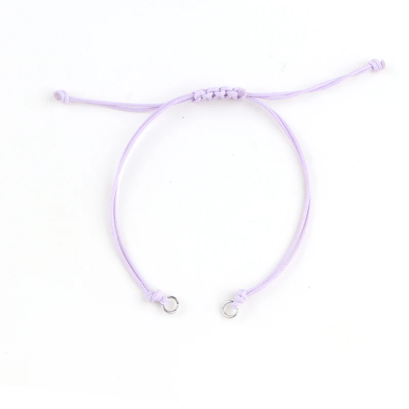20 stks/partij Handgemaakte Wax Draad Gevlochten Armband Verstelbare Waxkoord Hanger Ketting voor DIY Handgemaakte Armband Accessoires Sieraden